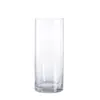 Vaso de vidro reto transparente grande atacado sala de estar chão flores de bambu ricas arranjo de flores hidropônico flor estilo ins