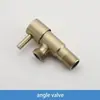 Válvula Angular Tripla de Aço Inoxidável 304 para Banheiro, Modelo Transfronteiriço, Entrada de Água Quente e Fria de Grande Fluxo, Válvula Angular Universal Espessada Antiexplosão