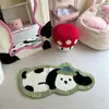 Estilo Ins Pequeno Fresco e Simples Tapete de Chão Imitação de Caxemira Tapete Absorvente Antiderrapante Resistente ao Desgaste Tapete de Banheiro Tapete de Chão Absorvente e Resistente a Manchas