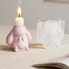 Portavelas de Conejo de Aromaterapia de Yeso DIY Molde de Silicona Molde para Velas de Conejo de Pascua En Stock Venta al por Mayor