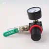 Accesorios para máquina de espuma: interruptor de válvula reguladora de presión, manómetro, válvula de bola de 1/4, válvula de entrada de aire para máquina de espuma, válvula de entrada de aire para tanque de espuma.