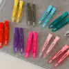 Pinzas para el Cabello Estilo Coreano, Pinzas de Pato Lisas de Color Sólido de Alta Gama y Exquisitas, Pinzas para el Cabello de Niñas, Pinzas para el Flequillo, Pasadores