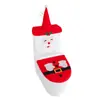 Cubierta para Asiento de Inodoro de Papá Noel Navideño Más Vendida Transfronteriza Juego de Dos Piezas Decoración de Baño Cubierta para Asiento de Inodoro de Papá Noel