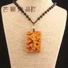 Nueva Cadena para Suéter Collar Marca Ambergris Amber Dragon Colgante para Hombres y Mujeres Flor de Rosa Hebilla de Seguridad Colgante Cadena para Suéter Versátil