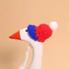 Conjunto de Enfeites de Ganso Mini de Natal da Amazon Chapéu de Animal de Estimação Mini Crochê Tricotado Chapéu Fofo de Hamster Boneca