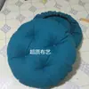 Funda de Cojín Redonda para Taburete de Color Sólido Tela Funda de Cojín para Taburete Alto Silla Tatami Barra Mostrador Banda Elástica Funda de Cojín Integrada