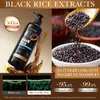 Sadoer Champú Negro de Arroz Todo en Inglés para la Caída del Cabello, Anticaspa, Reparador, Nutritivo, Suavizante y Limpiador, Venta al por Mayor Transfronteriza