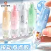 Macaco Big Mouth Dispensador de Pontos Fita Corretiva Caneta Dispensadora de Pontos Fita Transparente Sem Rastro Poderosa Caneta de Colar para Caderno