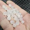 Contas de Ágata Branca Estilo Antigo, Contas Soltas de Jade, Contas Cilíndricas de Calcedônia Branca, Contas Espaçadoras, Contas para Acessórios de Joias