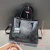 Bolso de Mano Casual Retro 2025 Gran Capacidad Estampado de Serpiente Bolso de Hombro Versátil de Temperamento Bolso Cruzado