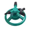 Aspersor de Plástico con Base Redonda, Rotación Automática de 360 Grados, Aspersor de Tres Púas para Riego de Césped, Herramienta de Enfriamiento para Balcón