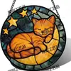 Adornos Colgantes Decorativos de Vidrio de Color Transfronterizos, Decoraciones para Paredes y Ventanas, Captadores de Luz, Regalos para el Día de la Madre, Regalos de Cumpleaños