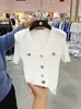 Cardigã de Malha com Decote V Estilo Chanel Feminino Estilo Ocidental Fivela de Metal Cintura Alta Camisa Base Novo Elegante Slim-fit Casaco Top