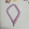 Pingente Chave de Corrente de Pérolas, Pingente Boneca de Pérola Imitação de Cristal Colorido, Corrente para Pendurar no Carro, Acessórios para Joias DIY