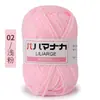 Atacado 25g Bebê 4 Fios Algodão Leite Lã de Espessura Média Bola de Lã Artesanal diy Tricô Crochê Fazendo Boneca Buquê