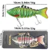 Fábrica de Origen Stock Multicolor 7 Secciones 16g Set Natación Multi-Sección Peces Mar Agua Dulce Señuelo Suministros de Pesca