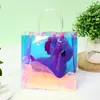 Bolsa de Mano Láser de PVC Estilo Ins de Alta Gama Bolsa de Mano para Dulces de Boda Souvenir de Boda Bolsa de Regalo de PVC Personalización