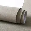 Papel de Parede Espessado Autoadesivo Cor Linho Papel de Parede Autoadesivo Sala de Estar Quarto Dormitório Parede de Fundo Papel de Parede de Linho Atacado Comércio Exterior