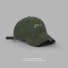 ¡Buena versión! Gorra de béisbol vintage con diseño original de cabeza grande para hombre, estilo japonés y coreano, con letras, para mujer