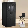 Vaporizador Popular Transfronterizo para Sudar Caja de Baño de Vapor Húmedo Cuadrilátera para el Hogar Caja de Sauna Desmontable Vaporizador Portátil Plegable para Sudar