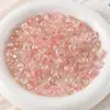 Novas Contas de Vidro Tricolores com Efeito Rachado de Gelo 10mm Contas Materiais para Pulseira DIY Colar Contas Soltas Acessórios