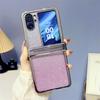 Adecuado para VIVOXFlip carcasa transparente galvanizada con brillo degradado zflip5 pantalla plegable cubierta protectora todo en uno