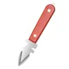 Explotaciones transfronterizas cuchillo de ostra de acero inoxidable artefacto de ostra dispositivo para abrir concha con mango de madera dispositivo de concha de ostra cuchillo de ostra