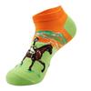Calcetines Cortos para Hombre, Estilo Delgado de Primavera y Verano, Calcetines Divertidos de Frutas para Exportación Transfronteriza, Calcetines de Algodón Transpirables de Moda Europea y Americana