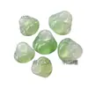 Colgante Ruyi de Calcedonia de Hielo Degradado Cian Aceite Ágata Semipaisaje Verde Aceite Buda Hoja Colgante de Hebilla de Seguridad