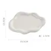 Bandeja de Almacenamiento de Joyería Simple con Forma de Nube, Bandeja Decorativa de Exhibición y Almacenamiento para Perfumes de Alta Gama, Bandeja para Joyas