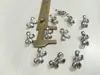 Hebilla de aleación para coser a mano con forma de lazo accesorios para ropa hebilla decorativa suministro en stock