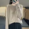 Cárdigan de punto de moda para otoño/invierno con cuello redondo, diseño abotonado y corte holgado, nuevo estilo para 2026