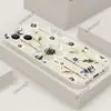 Funda Popular de Flores para Teléfono de Comercio Exterior para Apple 17 Pro Max Funda Suave de Silicona iPhone 16 Agujero Fino Funda Mate de Cobertura Total