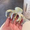 Design de acessórios de cabelo de alta qualidade grampo de cabelo onda grampo de cabelo para coque na parte de trás da cabeça grampo de cabelo estilo creme grampo de cabelo feminino com temperamento grampo tubarão