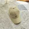 Estilo Nuevo Primavera y Verano Cuadros Felices Bordado de Letras Fresca Gorra de Béisbol Delgada Transpirable Diaria Gorra para el Sol