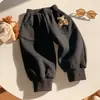 Pantalones deportivos de capa de aire para niños, pantalones largos gruesos, pantalones antiestáticos para bebés