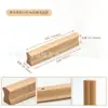 Puxador de Madeira para Porta de Armário Gaveta Armário Madeira Maciça Cor Natural Madeira Estilo Moderno Minimalista Nórdico Japonês Guarda-roupa Puxador Longo