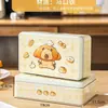 Caja metálica rectangular para guardar caramelos pequeños, galletas y otras golosinas, con un estilo lindo y minimalista, perfecta como regalo para niños
