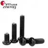 Tornillos de Cabeza Redonda Cruzada de Acero Inoxidable 304 Estándar de Guangdong Tornillos de Cabeza Plana Galvanizados en Negro M2M3M4M5M6M8