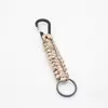 Llavero de Supervivencia al Aire Libre Llavero Trenzado de Paracord Anillo Llavero Colgante de Paracord Llavero de Paracord