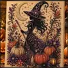 Pintura de Diamantes 5D Transfronteriza Más Vendida de Halloween con Perlas, Set DIY, Portátil, Arte para el Hogar, Adorno Decorativo Hecho a Mano