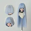 Pelucas para muñecas BJD/SD, juegos de pelucas para muñecas a escala 1/3, 1/4, 1/6, cabello largo liso para disfraces de muñecas con temática oceánica