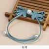 Botón Cheongsam Borla Orejas de Conejo Cola Larga Botón Chino Tejido a Mano Traje Tang Hanfu Accesorios Decorativos