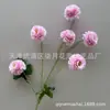 Flores Artificiais com 6 Cabeças de Eucalipto e Lilás para Decoração de Corredor de Casamento, Arte Floral para Casa, Decoração Suave e Exportação