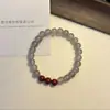 Atacado de Mercado Noturno Super Fada Estilo Oceano Conjunto de Pulseiras Lágrimas de Sereia do Mar Profundo com Língua de Tubarão Azul Marinho Exquisito Luxo Leve Casal
