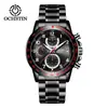 Relógio Esportivo Multifuncional Ochstin Transfronteiriço de Quartzo com Calendário Masculino Luminoso à Prova d'Água com Pulseira de Aço Relógio Masculino