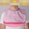 Impermeable para ancianos Impermeable para ancianos Comida Antifouling Pantufla Babero Babero para adultos Bolsillo para alimentos Cuidado en residencia de ancianos