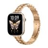 Adequado para Apple Watch 9/S10/Ultra S11 Relógio Pulseira de Aço Emagrecedora de Cinco Contas Pulseira de Metal de Aço Inoxidável