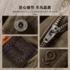 Estación europea otoño e invierno pantalones gruesos de sarga lavada clásico cinco bolsillos para hombre caqui corte business rectos pantalones casuales