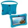 Tableta nueva para niños transfronteriza de 7 pulgadas Android IPS personalizable computadora para estudiantes LOGOTIPO para enviar funda de cuero versión WIFI